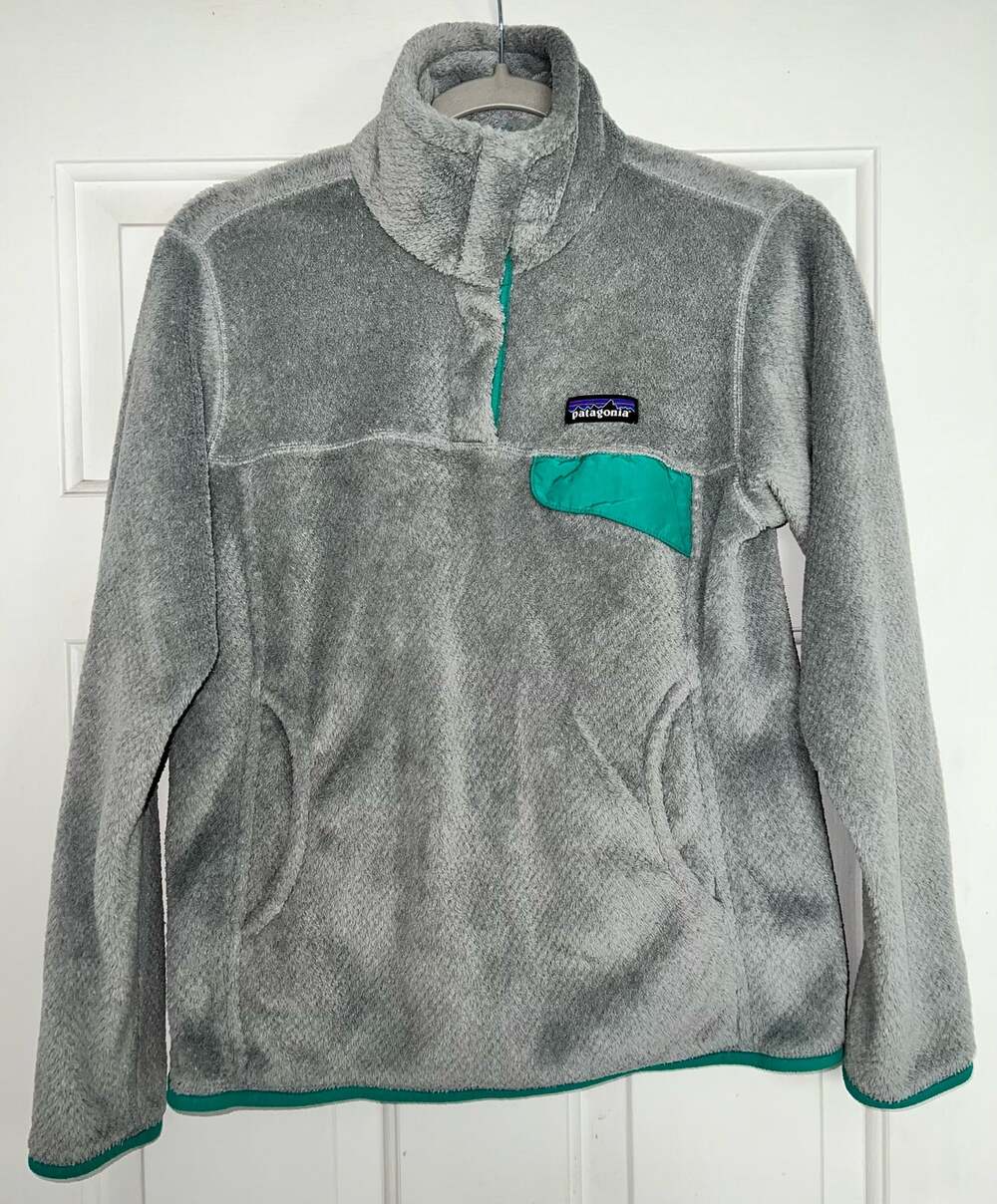 Patagonia Synchilla Snap T Fleece Pullover Gray - size Small
